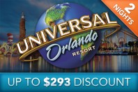 Orlando 3-days/2-nights plus 2 Universal Park-to-Park Tickets