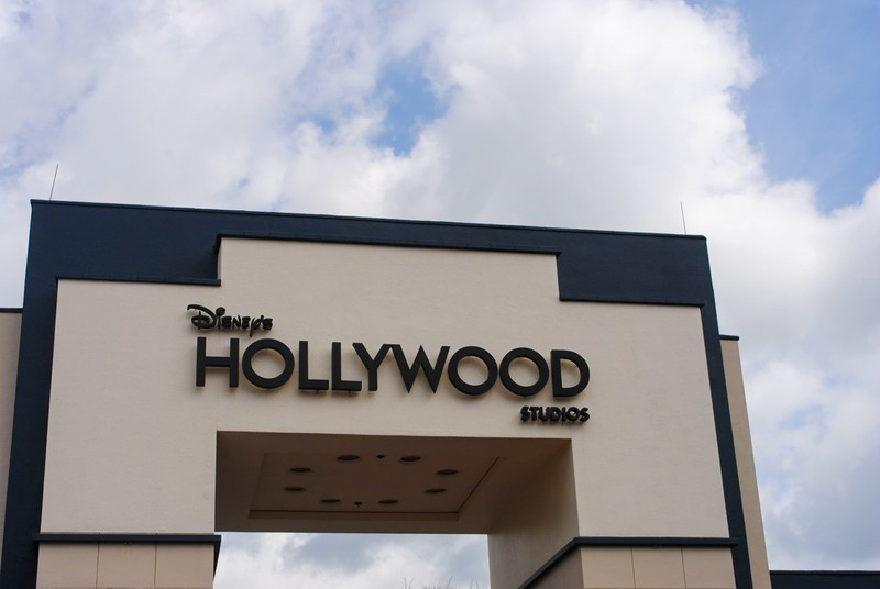Secondary entrance to Disney’s Hollywood Studios through Animation Courtyard.