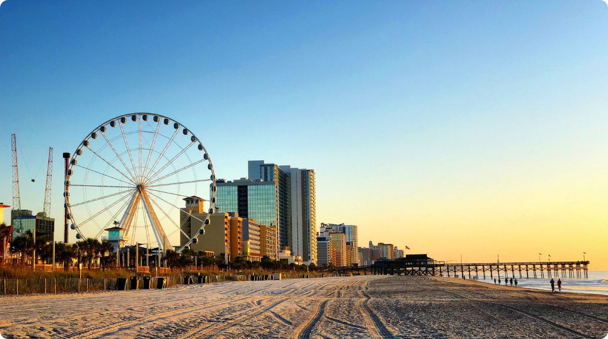 Myrtle Beach, South Carolina Beach View