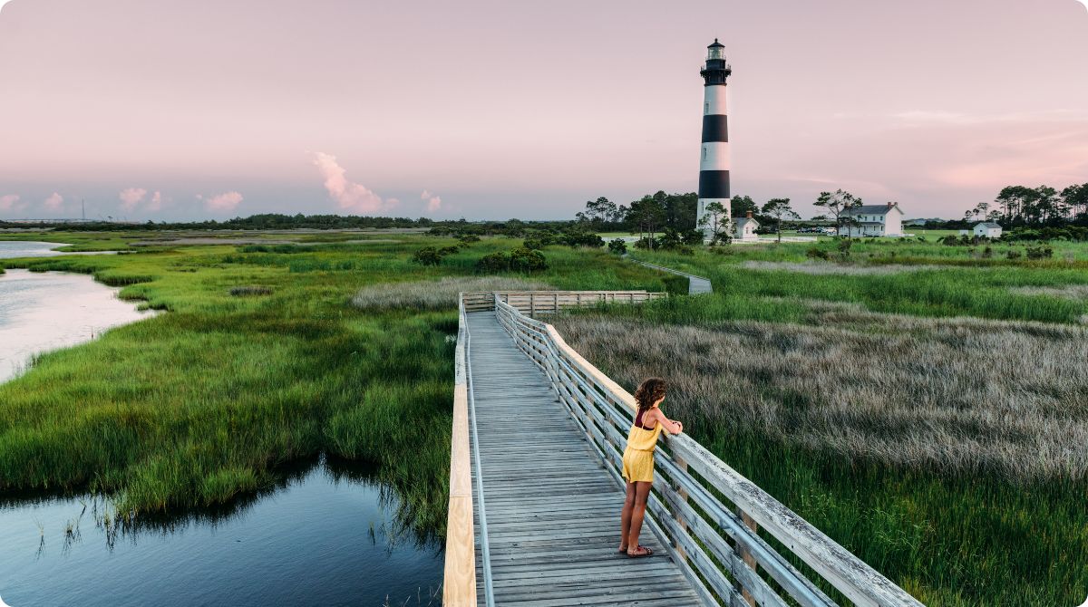 Outer Banks, North Carolina Bodie Island Lighthouse