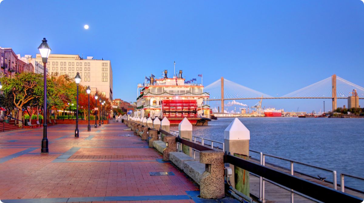 Savannah, Georgia Waterfront