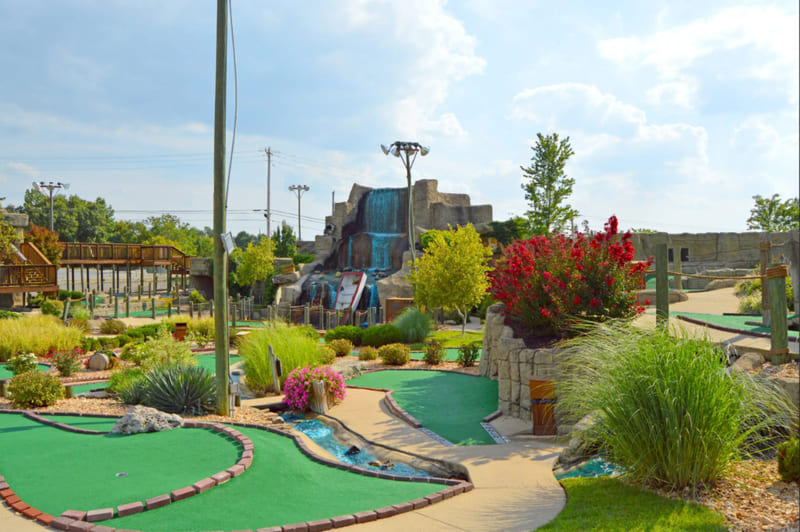 Lost Treasure Golf miniature golf course in Branson, Missouri